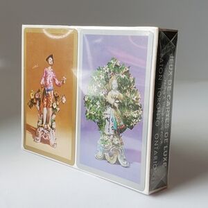 Unopened NIP Vintage Majestic Deluxe Playing Cards Double Decks Eatons Toronto